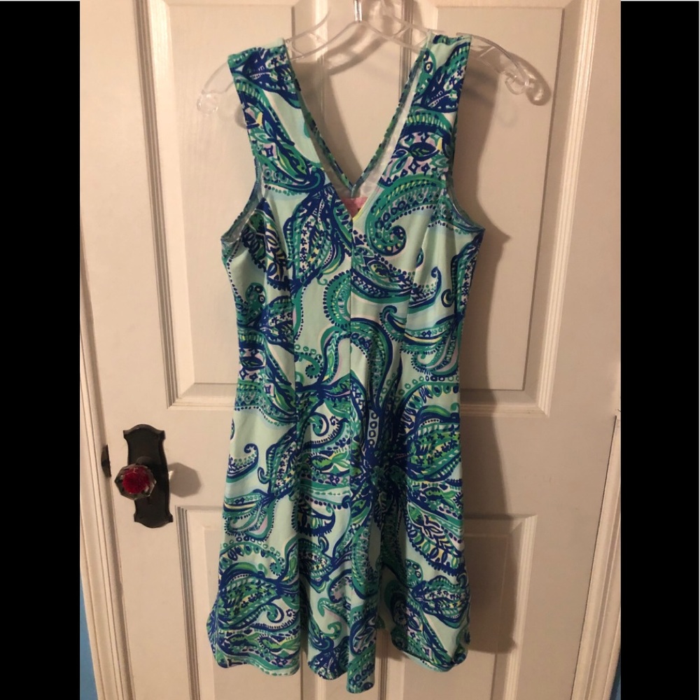 Lilly Pulitzer printed patterned dress size small